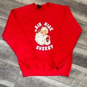 BIG NICK ENERGY oversized holiday sweatshirt